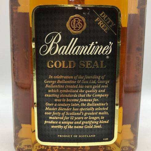 バランタイン 12年 ゴールドシール スペシャルリザーブ 1000ml 43% Ballantine's GOLD SEAL スコッチウイスキー【S0】